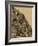 Climbing the Great Pyramid of Giza, 19th Century-Science Source-Framed Giclee Print