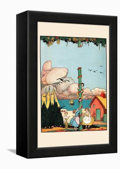 Climbing The Sugar Plum Tree-Eugene Field-Framed Stretched Canvas