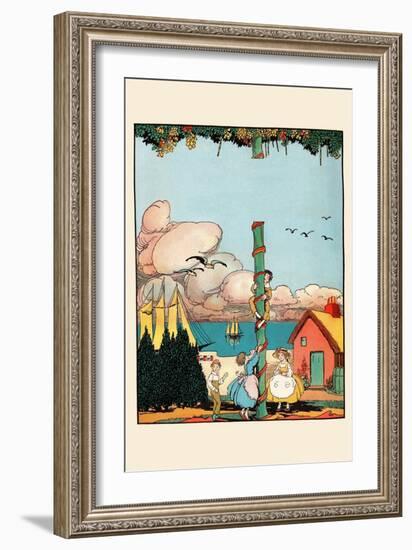 Climbing The Sugar Plum Tree-Eugene Field-Framed Art Print