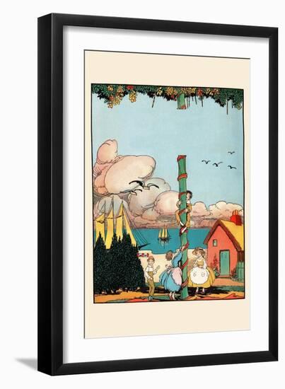 Climbing The Sugar Plum Tree-Eugene Field-Framed Art Print