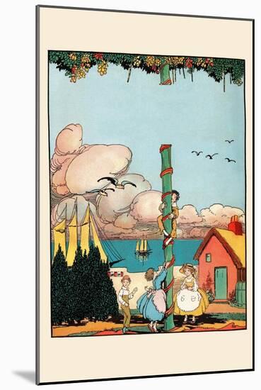 Climbing The Sugar Plum Tree-Eugene Field-Mounted Art Print