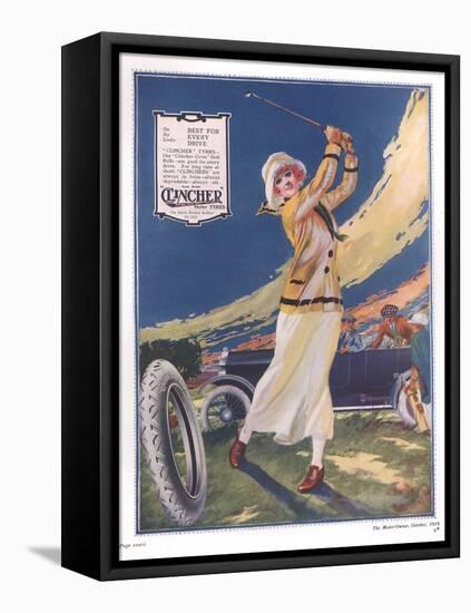 Clincher, Golf Tyres, uk, 1919-null-Framed Premier Image Canvas