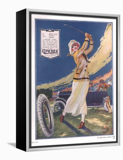 Clincher, Golf Tyres, uk, 1919-null-Framed Premier Image Canvas