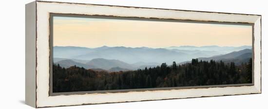 Clingmans Dome panorama, Smoky Mountains National Park, Tennessee, USA-Anna Miller-Framed Premier Image Canvas