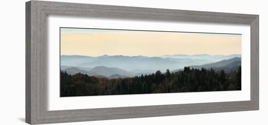 Clingmans Dome panorama, Smoky Mountains National Park, Tennessee, USA-Anna Miller-Framed Photographic Print