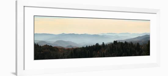 Clingmans Dome panorama, Smoky Mountains National Park, Tennessee, USA-Anna Miller-Framed Photographic Print