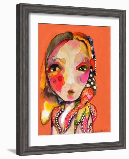 Clingy Shoulder-Wyanne-Framed Giclee Print