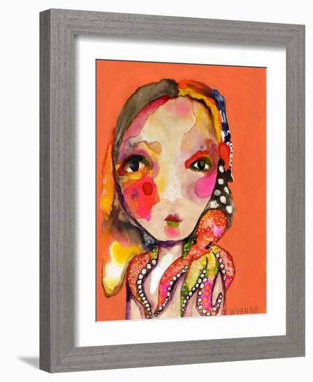 Clingy Shoulder-Wyanne-Framed Giclee Print