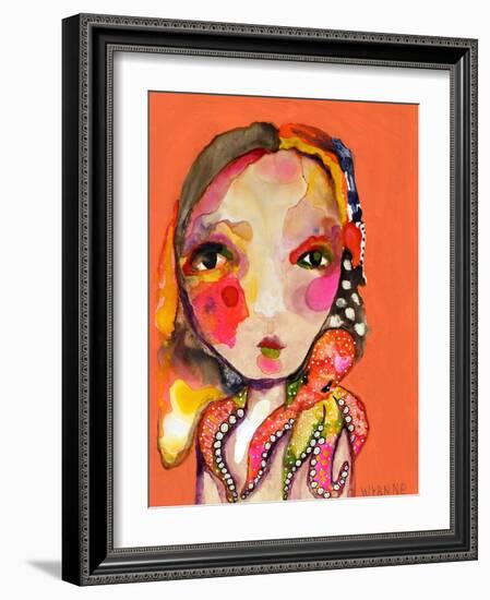 Clingy Shoulder-Wyanne-Framed Giclee Print