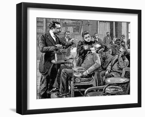 Clinic at the School of Dentistry, Paris, 1892-null-Framed Giclee Print
