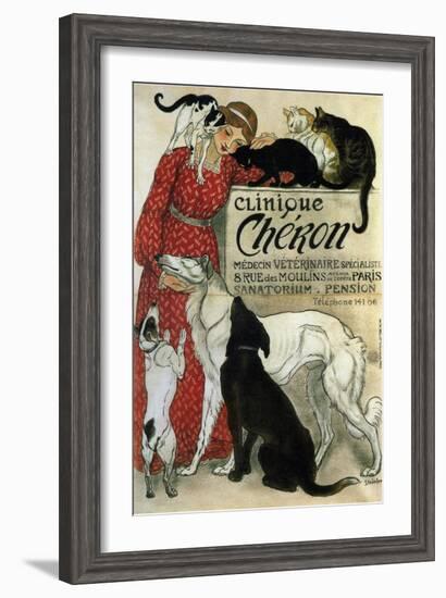 Clinique Chéron, 1905-Théophile Alexandre Steinlen-Framed Giclee Print