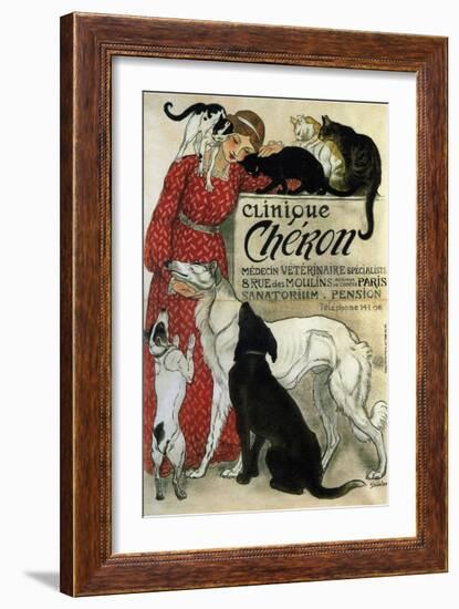 Clinique Chéron, 1905-Théophile Alexandre Steinlen-Framed Giclee Print