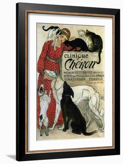 Clinique Chéron, 1905-Théophile Alexandre Steinlen-Framed Giclee Print