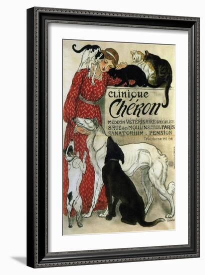 Clinique Chéron, 1905-Théophile Alexandre Steinlen-Framed Giclee Print