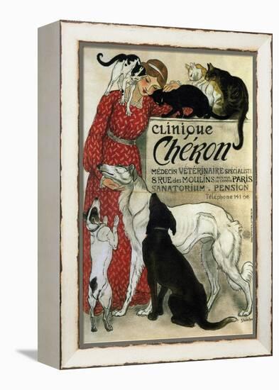 Clinique Chéron, 1905-Théophile Alexandre Steinlen-Framed Premier Image Canvas