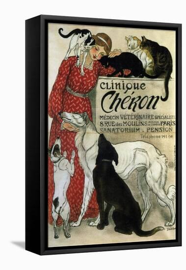 Clinique Chéron, 1905-Théophile Alexandre Steinlen-Framed Premier Image Canvas