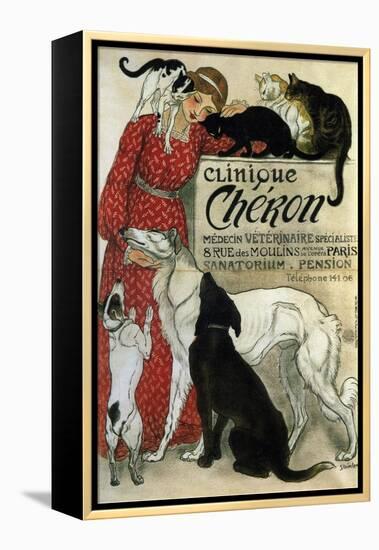 Clinique Chéron, 1905-Théophile Alexandre Steinlen-Framed Premier Image Canvas