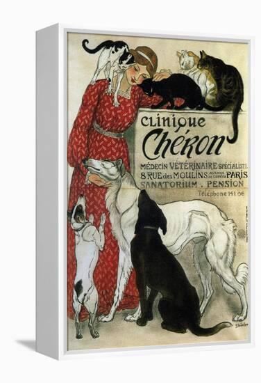 Clinique Chéron, 1905-Théophile Alexandre Steinlen-Framed Premier Image Canvas