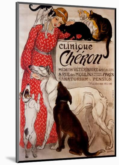 Clinique Cheron, c.1905-Théophile Alexandre Steinlen-Mounted Art Print