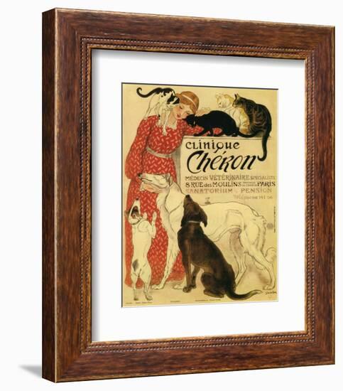 Clinique Cheron, c.1905-Théophile Alexandre Steinlen-Framed Art Print