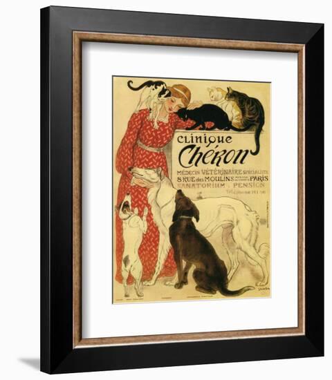 Clinique Cheron, c.1905-Théophile Alexandre Steinlen-Framed Art Print