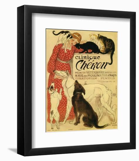 Clinique Cheron, c.1905-Théophile Alexandre Steinlen-Framed Art Print