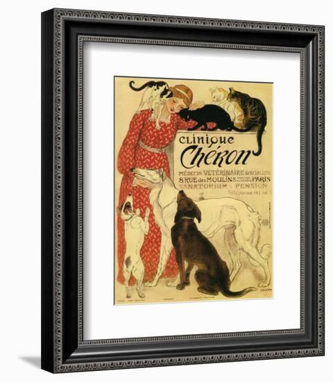 Clinique Cheron, c.1905-Théophile Alexandre Steinlen-Framed Art Print