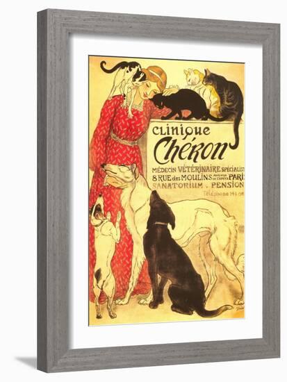 Clinique Cheron, Vet-null-Framed Art Print