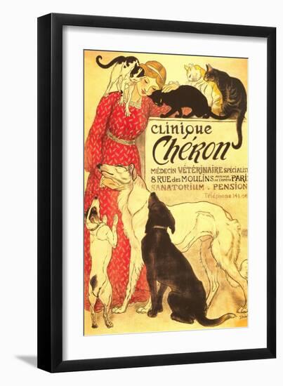 Clinique Cheron, Vet-null-Framed Art Print