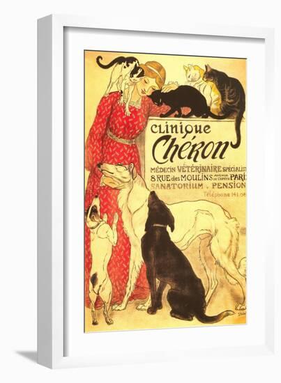 Clinique Cheron, Vet-null-Framed Art Print