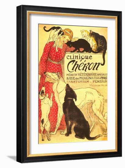 Clinique Cheron, Vet-null-Framed Art Print