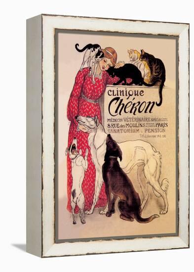 Clinique Cheron, Veterinary Medicine and Hotel-Théophile Alexandre Steinlen-Framed Stretched Canvas