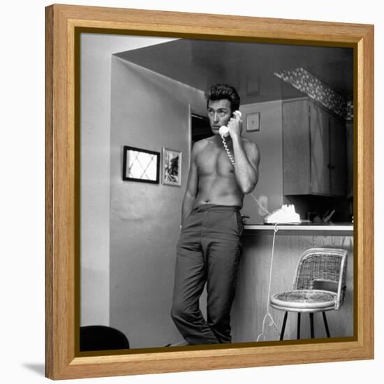 Clint Eastwood, 1961-null-Framed Premier Image Canvas