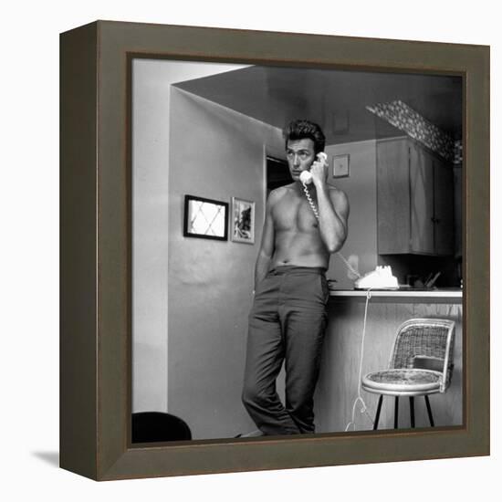 Clint Eastwood, 1961-null-Framed Premier Image Canvas