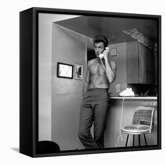 Clint Eastwood, 1961-null-Framed Premier Image Canvas