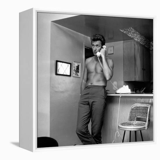 Clint Eastwood, 1961-null-Framed Premier Image Canvas