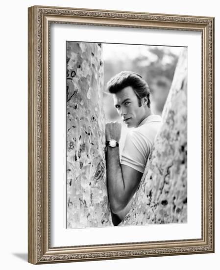 Clint Eastwood, 1962-null-Framed Photo