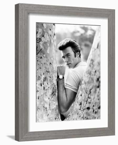 Clint Eastwood, 1962-null-Framed Photo