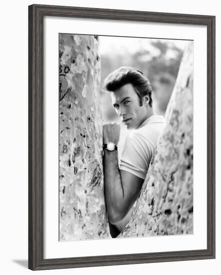 Clint Eastwood, 1962-null-Framed Photo