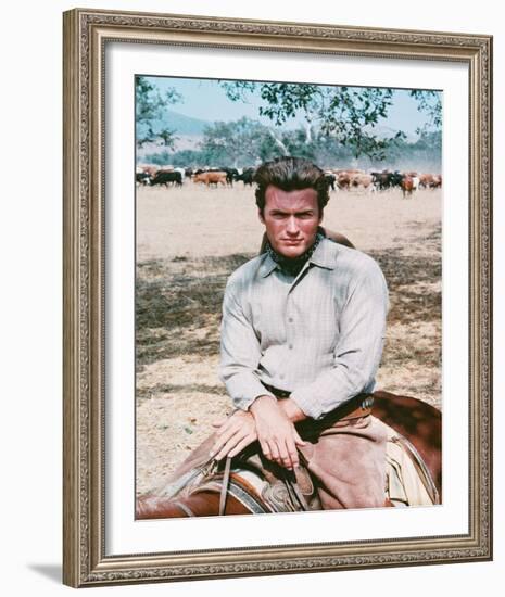 Clint Eastwood - Rawhide-null-Framed Photo