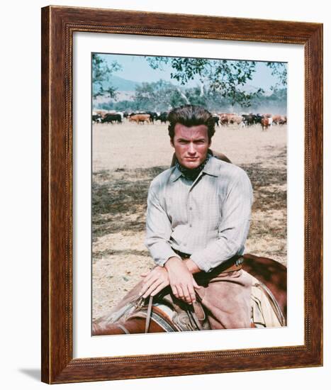 Clint Eastwood - Rawhide-null-Framed Photo