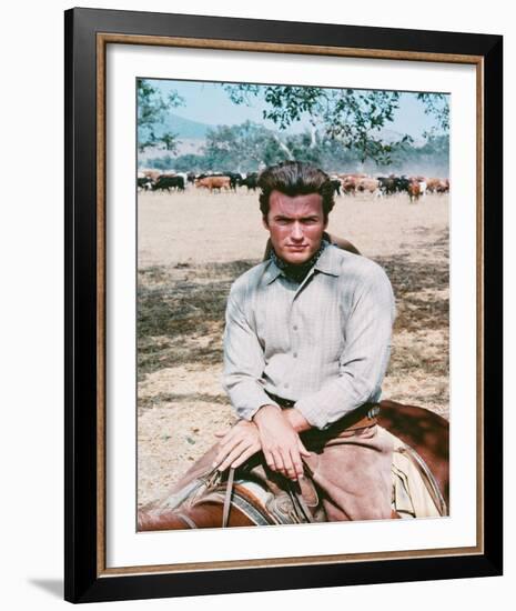 Clint Eastwood - Rawhide-null-Framed Photo