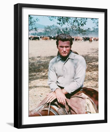 Clint Eastwood - Rawhide-null-Framed Photo