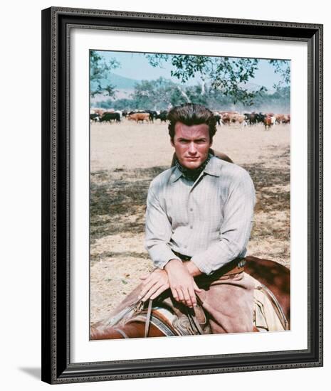 Clint Eastwood - Rawhide-null-Framed Photo