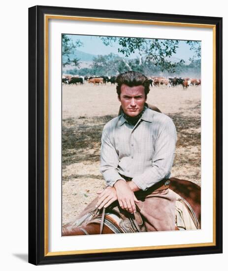 Clint Eastwood - Rawhide-null-Framed Photo