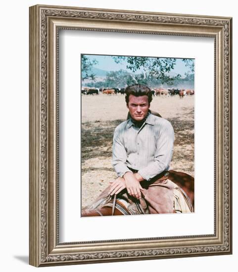 Clint Eastwood - Rawhide-null-Framed Photo