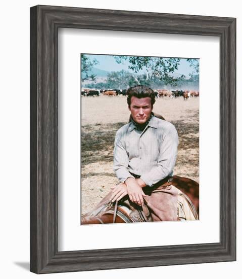 Clint Eastwood - Rawhide-null-Framed Photo