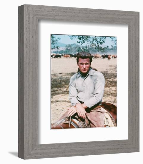 Clint Eastwood - Rawhide-null-Framed Photo