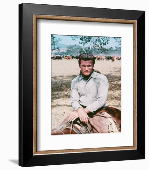 Clint Eastwood - Rawhide-null-Framed Photo