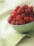 Bowl of Fresh Raspberries-Clinton Hussey-Framed Photographic Print